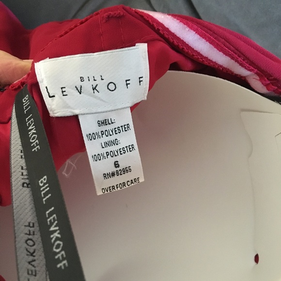 Bill Levkoff Style 484 sz 6, Cranberry - Picture 5 of 6